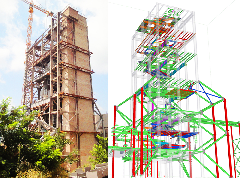 Reconstruction of manufacturing line objects for Atakaycement, LLC