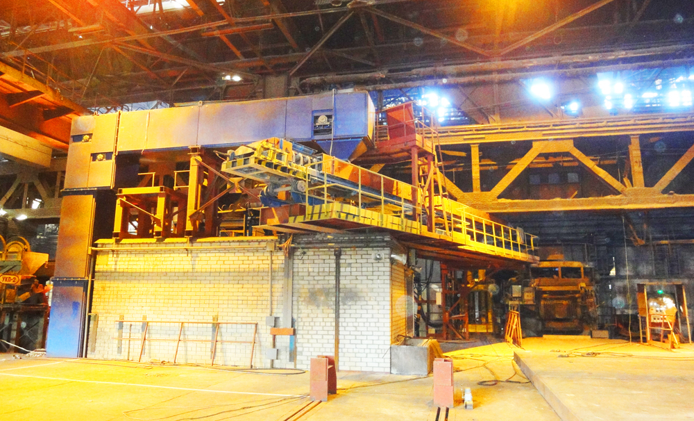 Arc steel furnace complex with a capacity of 15 tons in steel plant No. 1 for NKMZ, PJSC