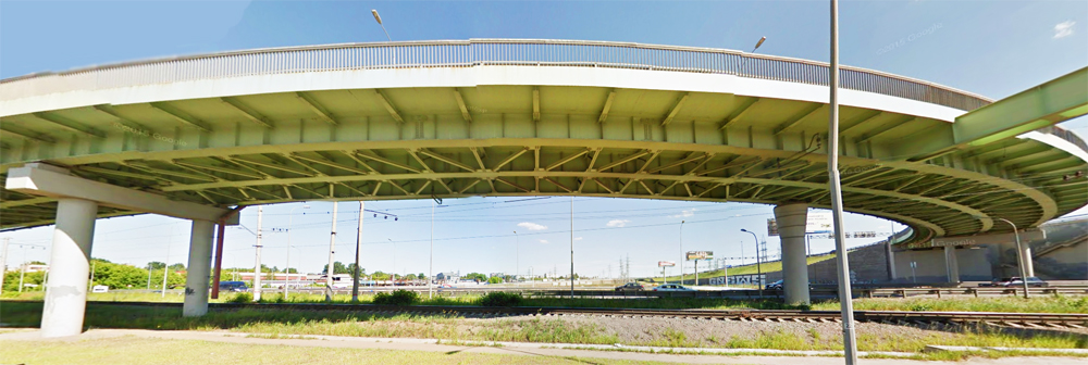 Reconstruction of road interchange at 21 km of M-5 “Ural” road